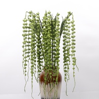 Fleur artificielle réaliste en mousse de haute qualité, Amarante verte, Larmes de l'amoureux, Baies vertes, pour décoration suspendue de mariage et de maison, vente en gros