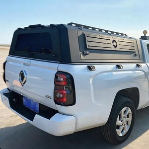 Couverture de benne rigide pour camionnette robuste à 3 ouvertures, avec cadre en acier renforcé et dessus imperméable - Product Image 5