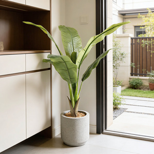 Fournisseur chinois de plantes artificielles : Petits arbres à feuilles de soie de qualité supérieure, écologiques et sans entretien, pour bureaux commerciaux, en pot. - Product Image 1