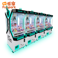 Funpark Nouveau Design Machine à griffes en métal pour poupées, Jeu d'arcade à monnayeur, Version anglaise, Mini format, Garantie 1 an pour Centres d'attractions