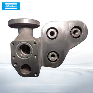 Base de filtre à huile Atlas Copco 1614900601 en acier moulé, pièce de compresseur industriel - Product Image 1