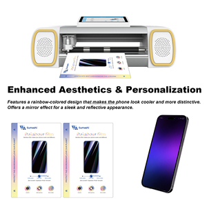 Sumashi <strong>Rainbow</strong> Holographic Self-healing EPU Hydrogel Mobile Phone <strong>Screen</strong> <strong>Protector</strong> for iPhone 17 16 15 for Cutting Machine - Product Image 3