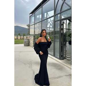 Ensemble de costume noir pour femme avec jupe et col chemise, ensemble élégant - Product Image 6