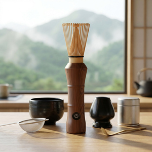 Fouet électrique moderne et écologique avec poignée <span class=keywords><strong>mousseur</strong></span> à <span class=keywords><strong>lait</strong></span> automatique à main pour le thé outil classique de fouet à thé Matcha alimenté par batterie - Product Image 6