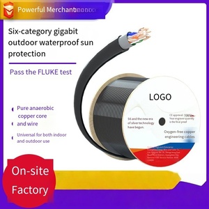 <span class=keywords><strong>สาย</strong></span>เคเบิล CAT 6 สำหรับ<span class=keywords><strong>ภายนอก</strong></span>อาคาร ป้องกันน้ำ ป้องกันแสงแดด ทองแดงปราศจากออกซิเจน 8 แกน แบบคู่บิดเกลียว รองรับกิกะบิต สำหรับการตรวจสอบความเร็วสูง รองรับ POE++ - Product Image 3