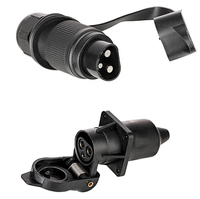 Adaptateur mâle 3 broches 12V à 3 voies pour remorque, connecteur de remorque pour caravane, bateau, porte-vélos - Vente chaude