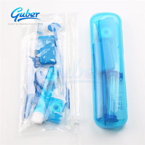 Groothandel Persoonlijke Mondverzorging Tandheelkundige Pvc Tas Draagbare Borstelkit Orthodontische Reisborstelset Netto Tas Tandenborstel Verzorgingsset - Product Image 3