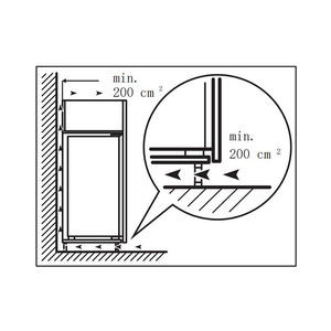 BL177 Réfrigérateur une porte encastré blanc <span class=keywords><strong>54</strong></span> cm 304L - Product Image 3