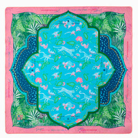 Nouveau Tapis de Mahjong Chinois Classique 80x80cm 2026 en Tissu Jacquard 2mm Antidérapant Écologique Résistant à l'Eau Durable Portable pour Table