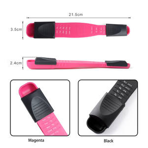 Kingwise cuisine cuisson prix cuillère à mesurer en plastique tasse à mesurer PP cuillère à échelle réglable double face cuillère à mesurer numérique - Product Image 6