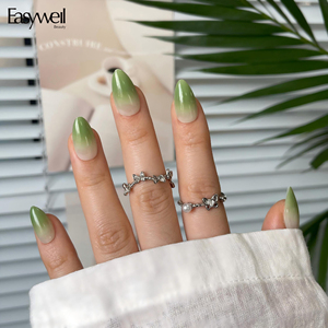 Easywell OEM/ODM 30 pièces <span class=keywords><strong>Faux</strong></span> Ongles à Presser Dégradés en Gros, Luxe, Mignons, <span class=keywords><strong>Pastel</strong></span>, Faits Main, avec Colle et Étiquette Personnalisée - Product Image 3