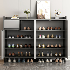 <b>Shoe</b> Cabinet Large Capacity Minimalist Design Entryway Living Room Foyer Storage Space Saving - Product Image 3
