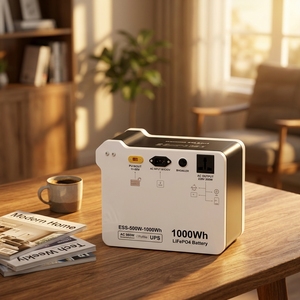Station d'alimentation solaire portable certifiée CE de qualité supérieure 1000Wh 500W MPPT avec batterie LiFePO4 et onde sinusoïdale pure pour la maison et le camping - Product Image 4