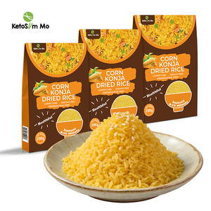 Toptan Özelleştirilmiş Ücretsiz Numuneler Düşük Karbonhidratlı Hazır Shirataki Pirinci Mısır Aromalı Konjac Kurutulmuş Pirinç - Product Image 1