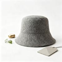 Chapeau de sauna en feutre de laine pur de qualité supérieure, design classique uni, résistant à la chaleur, chapeau de banya russe, confortable, couvre-tête unisexe