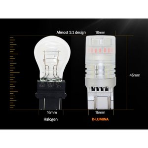 T20 7443 7440 lampada a LED Canbus rosso 12V senza polarità IP67 360 gradi di illuminazione del prodotto genere lampadine