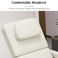 Nouvel arrivage de lit de shampooing pour spa de luxe thaïlandais multifonction réglable