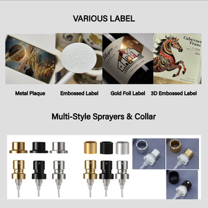 Prezzo di fabbrica all'ingrosso Custom coperchi di pietra Multi formato opzioni Mini bottiglie di profumo di vetro per <span class=keywords><strong>profumeria</strong></span> - Product Image 4