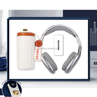 Produits tendances, coffret cadeau d'affaires pour la Saint-Valentin, thermos à affichage LED, masseur pour le cou, écouteurs sans fil Bluetooth