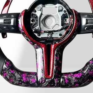 Volante Deportivo de Fibra de Carbono para BMW F30 E90 M3 M5 F36 F32 E92 E46 E87 F22 F34 F06 E39 F07, Plug and Play, LED, Superventas - Product Image 3