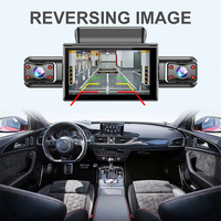 Caméra de véhicule à 4 canaux Enregistreur vidéo DVR pour voiture Enregistreur de conduite DVR Dash Cam Caméra rotative à 360 °