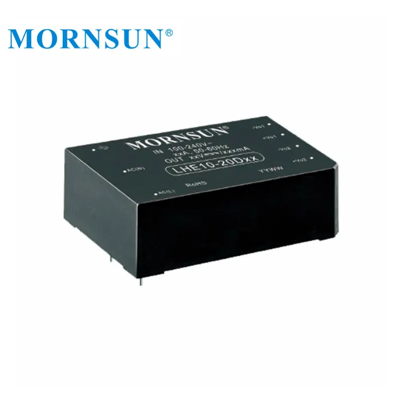 Mornsun LHE10-20D0524-02 दोहरी बिजली उत्पादन कनवर्टर 110V 120V 220V 240V करने के लिए 5V 24V 10W खुली सीमा एसी/डीसी मिनी बिजली की आपूर्ति मॉड्यूल