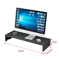 Support de rangement de bureau HelloWorld, support de moniteur d'ordinateur, support de clavier et de souris, étagères empilables, étagère de bureau