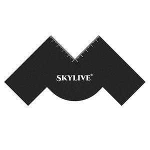 Carte de mesure et de mise en forme pour barbiers SKYLIVE, avec spray colorant pour la barbe et la ligne des cheveux, et indicateur de traçage de la ligne des cheveux - Product Image 2