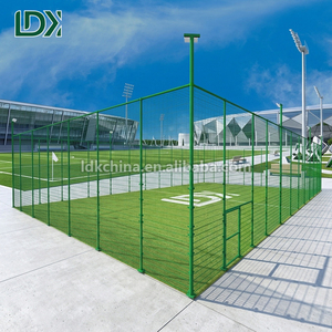 Terrain <span class=keywords><strong>de</strong></span> football en <span class=keywords><strong>cage</strong></span> <span class=keywords><strong>de</strong></span> taille personnalisable <span class=keywords><strong>avec</strong></span> gazon artificiel <span class=keywords><strong>de</strong></span> haute qualité et <span class=keywords><strong>filet</strong></span> <span class=keywords><strong>d</strong></span>'enceinte portable - Product Image 3