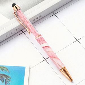 Promotional Rose <b>Gold</b> Metal Ballpoint <b>Pen</b> 1.0mm Custom Logo Printed Pattern Luxury Advertise Christmas Style Feather Body - Product Image 5