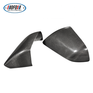 Pegatina de cubierta de espejo lateral de fibra de carbono seca Real sin luz para Ford <span class=keywords><strong>Mustang</strong></span> - Product Image 6