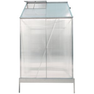 USA Warehouse Modern Steel Greenhouse For <b>Plants</b> And Workshop Agricultural Use With Transparent Panels And White <b>Frame</b> - Product Image 5