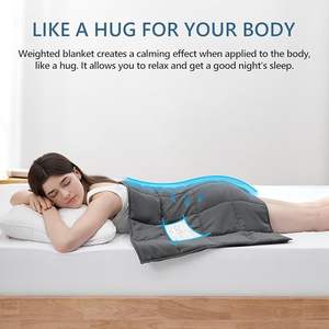 <span class=keywords><strong>Couverture</strong></span> <span class=keywords><strong>lestée</strong></span> 5 lb : Petite <span class=keywords><strong>couverture</strong></span> <span class=keywords><strong>lestée</strong></span> pour adultes, portable pour les voyages - Coussin rafraîchissant pour la relaxation et le sommeil - Product Image 3