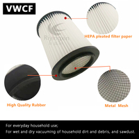 Filtre à cartouche pour aspirateur mural Wet and Dry 5 gallons, compatible avec le modèle VWM510