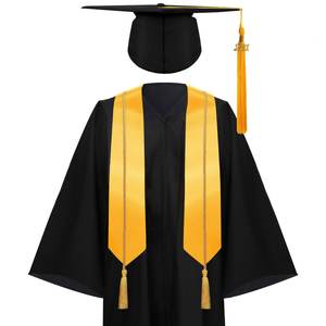 Batas de graduación de poliéster personalizadas del fabricante directo para estudiantes de doctorado de escuela secundaria estilo americano para niños - Product Image 2