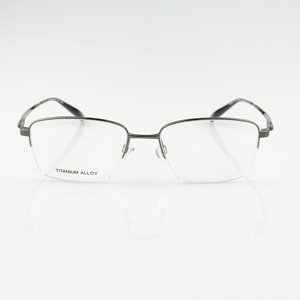 Thượng Hải jheyewear nửa gọng Retro linh hoạt Bộ nhớ kim loại Marcos opticos khung quang - Product Image 3