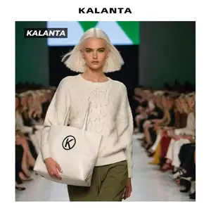 Kalanta กระเป๋าถือผู้หญิงกระเป๋าถือโพลันด์ที่นอนดีไซน์เนอร์กระเป๋าถือหนังสำหรับผู้หญิง