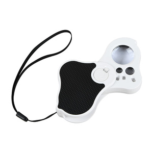 Loupe de bijoutier illuminée 30x 60x 90X, loupe de poche pliante et ouverte avec LED et BM-MG8090 de lumière UV - Product Image 4