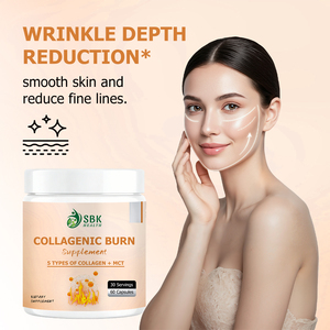 Capsules OME ODM Collagenic Burn : Mélange de beauté multi-collagène, formule exclusive, favorise la réduction des envies alimentaires inutiles, thé vert - Product Image 5