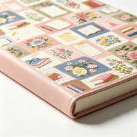 Journal de lecture personnalisé, couverture rigide, patchwork, carnet pour les amoureux des livres, format A5, journal de commentaires sur les livres