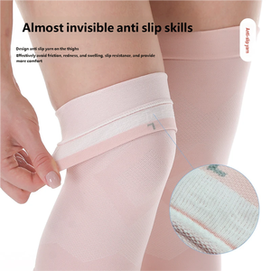 Genouillères de compression légères et respirantes en nylon pour le printemps et l'été, idéales pour la salle climatisée et les douleurs articulaires des jambes. - Product Image 6