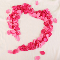300 pièces mariage romantique en vrac mélange couleurs pétales de Rose poudre artificielle pour fleur fille panier confettis douche nuptiale