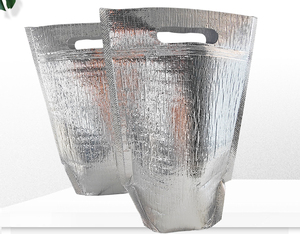 Sac isotherme avec feuille d'aluminium pour plats à emporter, conservation des barbecues, emballage, réfrigération et isolation thermique - Product Image 6