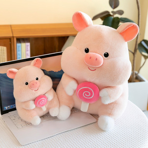Peluche Cochon Bonbon Super Douce et Mignonne, Unisexe, 31-50cm, en Polyester et Coton PP, Décoration Chambre et Canapé, Anti-Stress, Cadeau d'<span class=keywords><strong>Anniversaire</strong></span> - Product Image 4