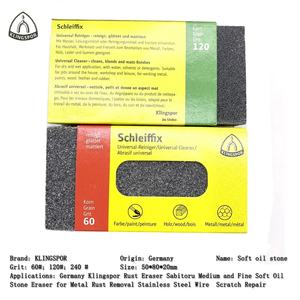 Piedra de Afilar Suave Oemklingspor Schleiffix, Eliminador de Óxido de Grano Medio Fino, Bloque Abrasivo de Metal de Acero Inoxidable Sabitoru, Eliminador de Rayones de Alambre - Product Image 6