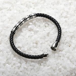 High Quality 2024 Wholesale Custom Designer Beaded Charm Leather <b>Bangle</b> <b>Bracelets</b> - Product Image 3