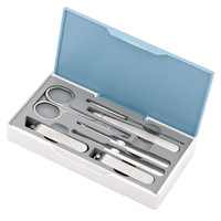 7 pièces d'outils de manucure et pédicure en acier inoxydable pour ongles des mains et des pieds, pousse-cuticules, outil de suppression des cuticules, professionnel, durable