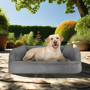 Luxus ortho pä dische Haustier <span class=keywords><strong>Couch</strong></span> mit Memory Foam Erhöhtes Hunde bett Wasserdichtes Futter Wasch bare Abdeckung Festes Muster für Katzen - Product Image 1