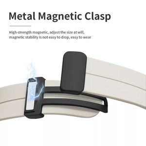 Correa de silicona de repuesto para reloj HUAWEI, correa de ajuste, Correa magnética, hebilla plegable para correa de reloj HUAWEI <span class=keywords><strong>fit</strong></span>/fit2 - Product Image 2