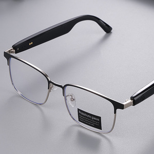 GS06 Smart Photochromic Bluetooth <b>Glasses</b> 55x45mm Frame UV Protection Music Calls - Product Image 1